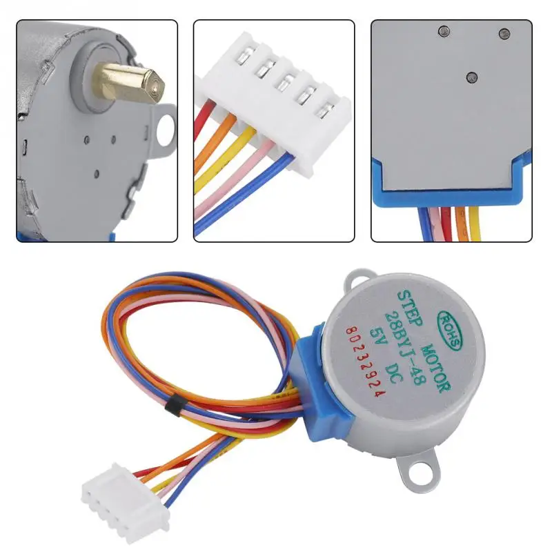 5V 4-Phase 5-Wire Micro Mini Reduction Stepper Motor for PIC 51 AVR 