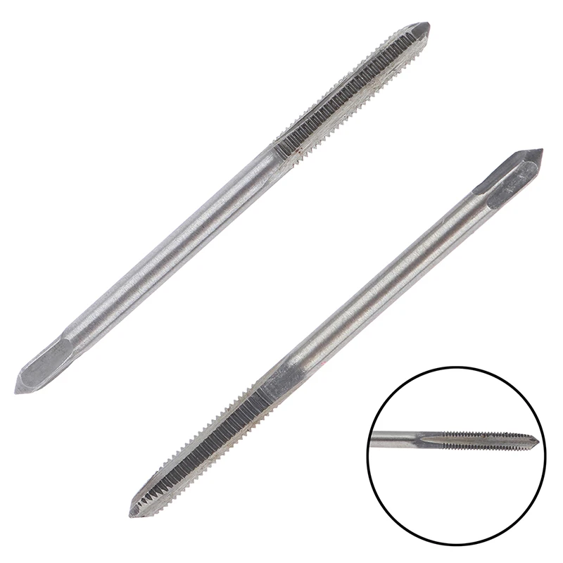 

2pcs Alloy Steel M3*0.5mm Straight Fluted Screw Thread Metric Plug Hand Tap Drill Hand