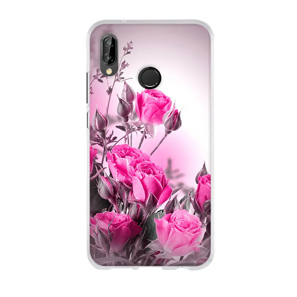 Чехол для Huawei P20 Pro чехол силиконовый Lite с узором из ТПУ чехол|Бамперы| |
