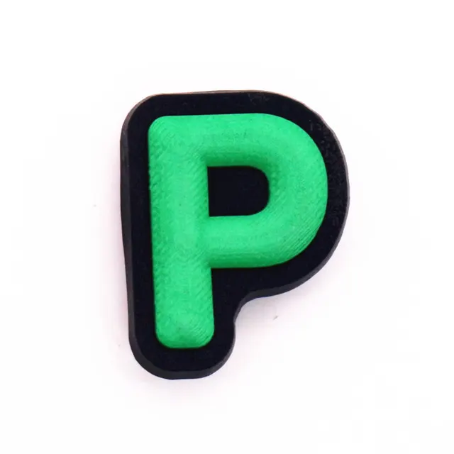 Single Sale 1Pcs Shoe Charms Decoration 26 English Letters Free Combination Shoe Accessories for croc jibz Kid's Party X-mas P