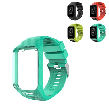 

Multicolor Wrist Strap Replacement Bracelet Watchband Silicone Belt Watch Bracelet Accessory For TomTom 2 3 Runner Spark Music