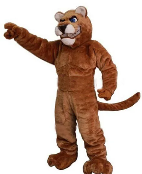 Gato leopardo disfraz de mascota Puma Fursuits Cosplay fiesta de vestido  trajes publicidad promoción carnaval Halloween Navidad adultos|Mascota| -  AliExpress