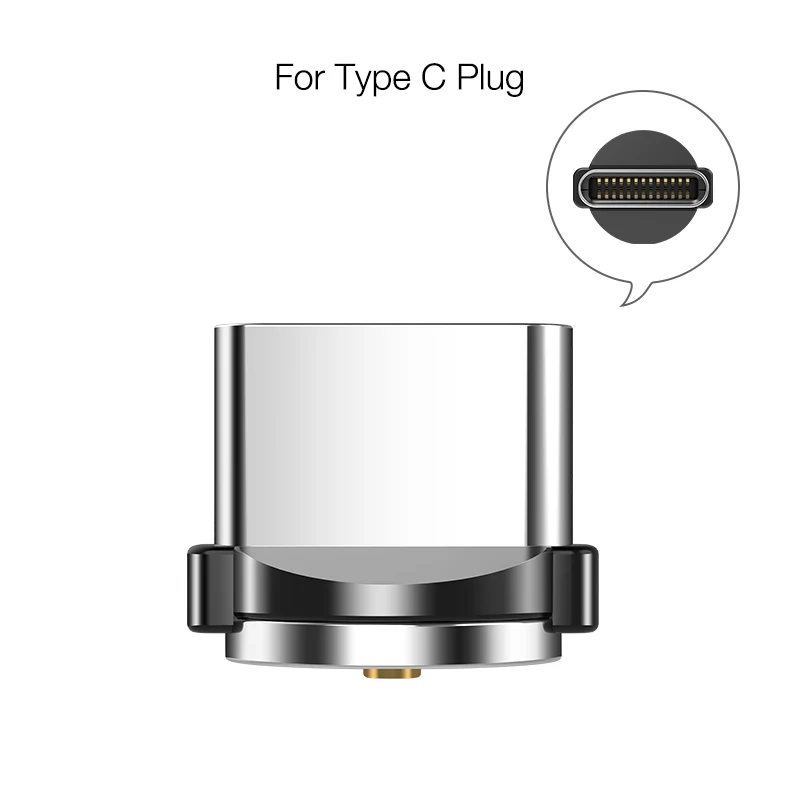 Cafele Магнитный Micro USB кабель для iPhone samsung type-C кабели для мобильных телефонов QC3.0 зарядка Магнитный зарядный адаптер - Цвет: Type C plug