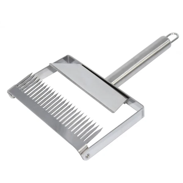 

Large Stainless Steel Honey Scraper Fork Beekeeping Honey Uncapping Bee Hive Shovel Tools PI669