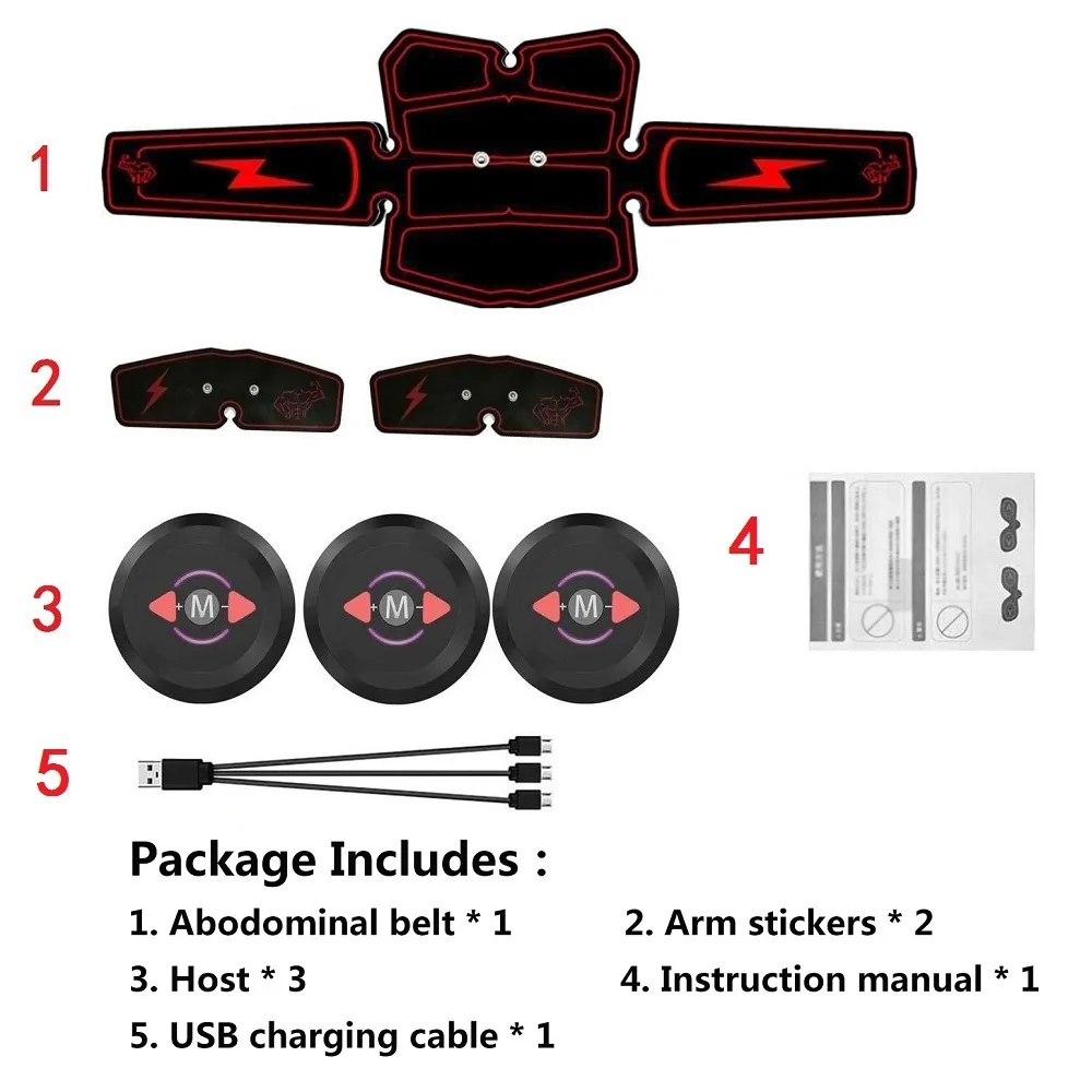 Стимулятор мышц живота, тренажер, EMS, оборудование для фитнеса, оборудование для тренировки мышц, электростимулятор, тонер для упражнений дома, тренажерного зала