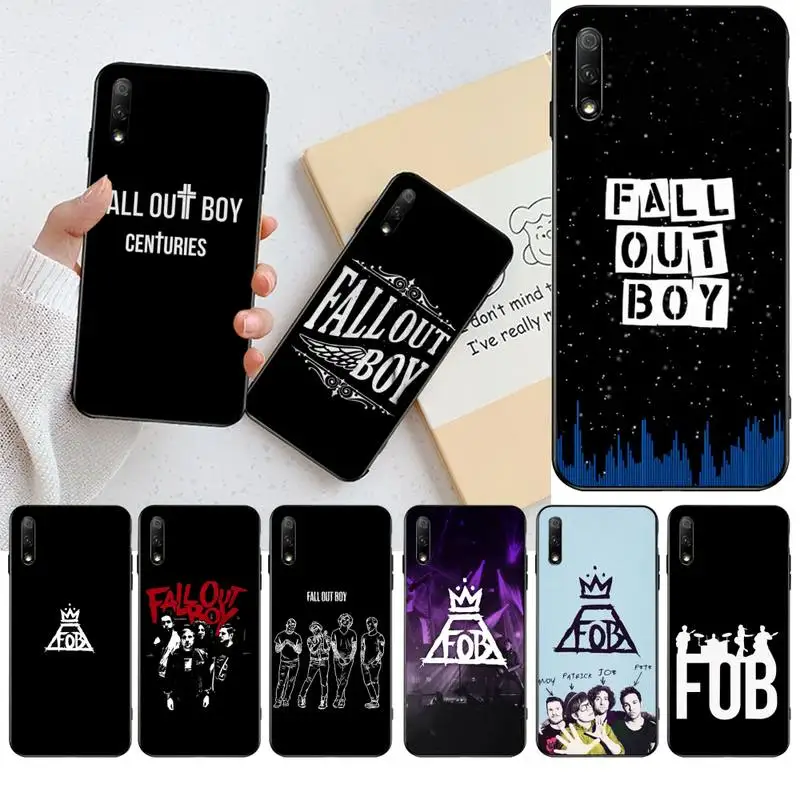 

HPCHCJHM Fall Out Boy Bling Cute Phone Case for Huawei Honor 30 20 10 9 8 8x 8c v30 Lite view pro