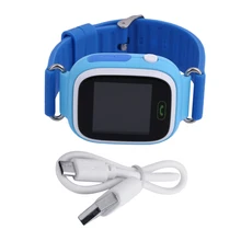 LESHP Children Student Touch Screen Smart Watches GPS Positioning Phone Call WiFi Anti Fall Off Waterproof Wristwatch Q90