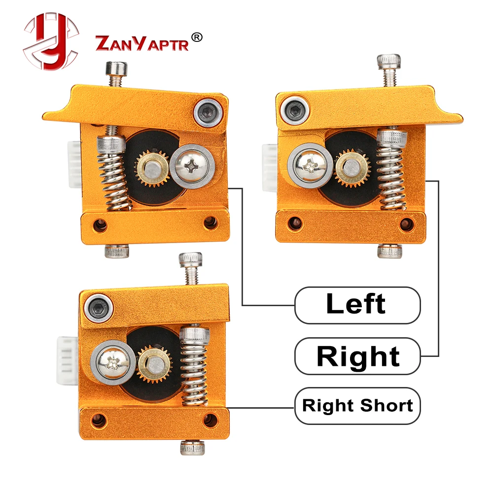 MK8 Extruder Aluminum Alloy Block For 1.75mm Filament Extrusion 3D Printers Part