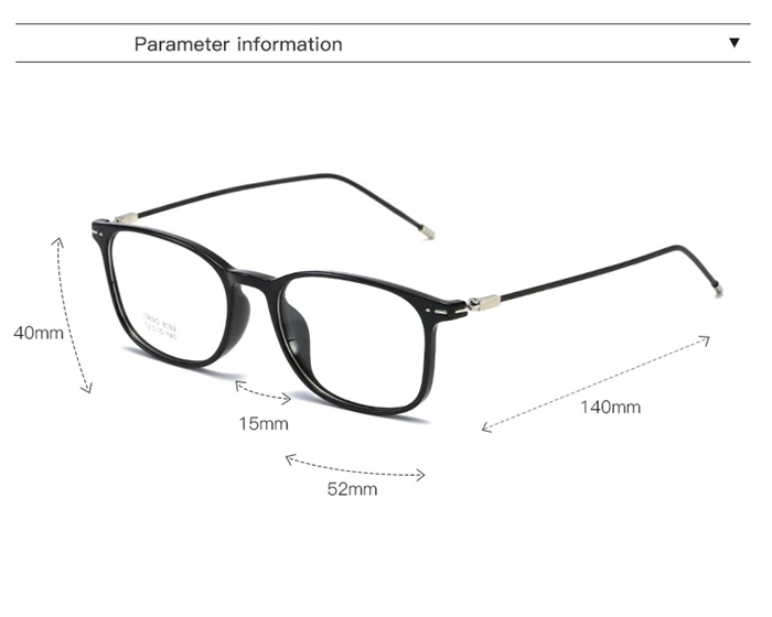 Ультралегкие очки для близорукости со стальной проволокой, женские, мужские, квадратные, студенческие, близорукие очки, диоптрия-0,5-1,0-1,5-2,0-6,0