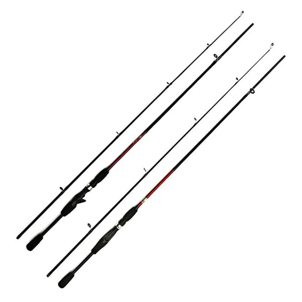 

2019 2 Sec Spinning Rods Ultralight 5-25g Lure weight Baitcasting Fishing Rod Carbon Spinning Lure Fishing Rods 2.1m