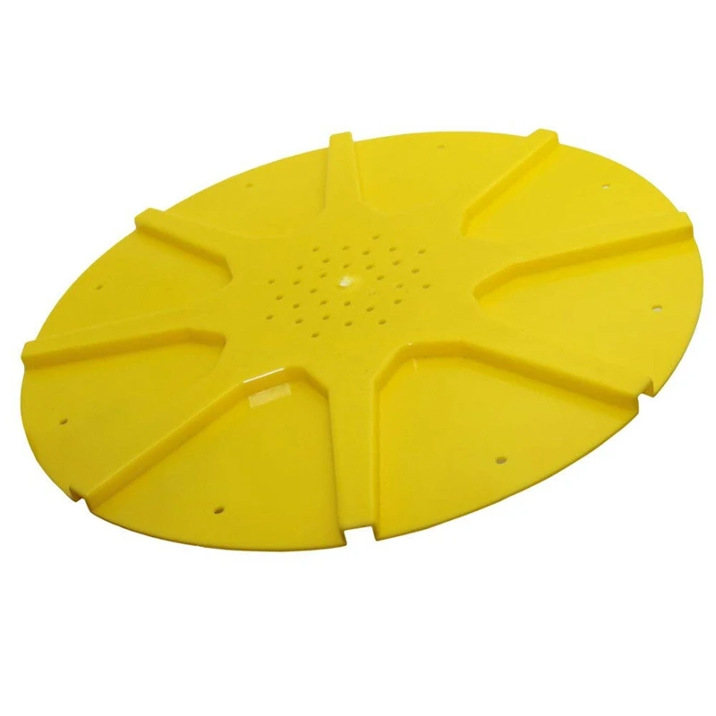 Hive Bottom Yellow Anti-Escape Disc Plastic Beekeeping Equipment Beekeeping Flight Control Beehive Bee Tools 10 Pcs