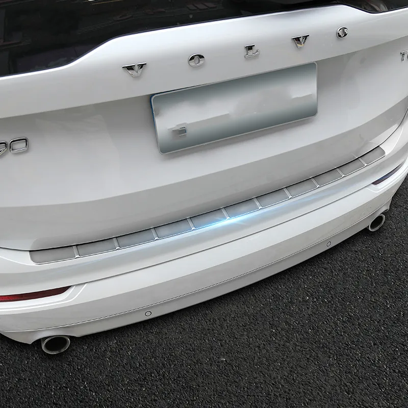 for VOLVO XC90 2016-2018 SUV REAR BUMPER PROTECTOR STAINLESS STEEL POLISHED 