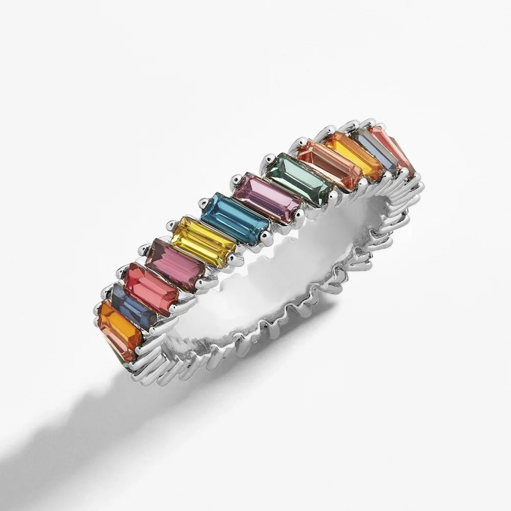 Лучшее женское разноцветное кольцо из сплава с кристаллами для свадьбы, металлические вечерние кольца ручной работы в стиле бохо для девушек, высокое качество - Цвет основного камня: 13