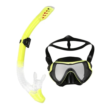 

New Professional Diving Goggles Men and Women Swim Snorkel Tube Adults Scuba Monofin Snorkeling Swimming Glasses Diving Mask Set