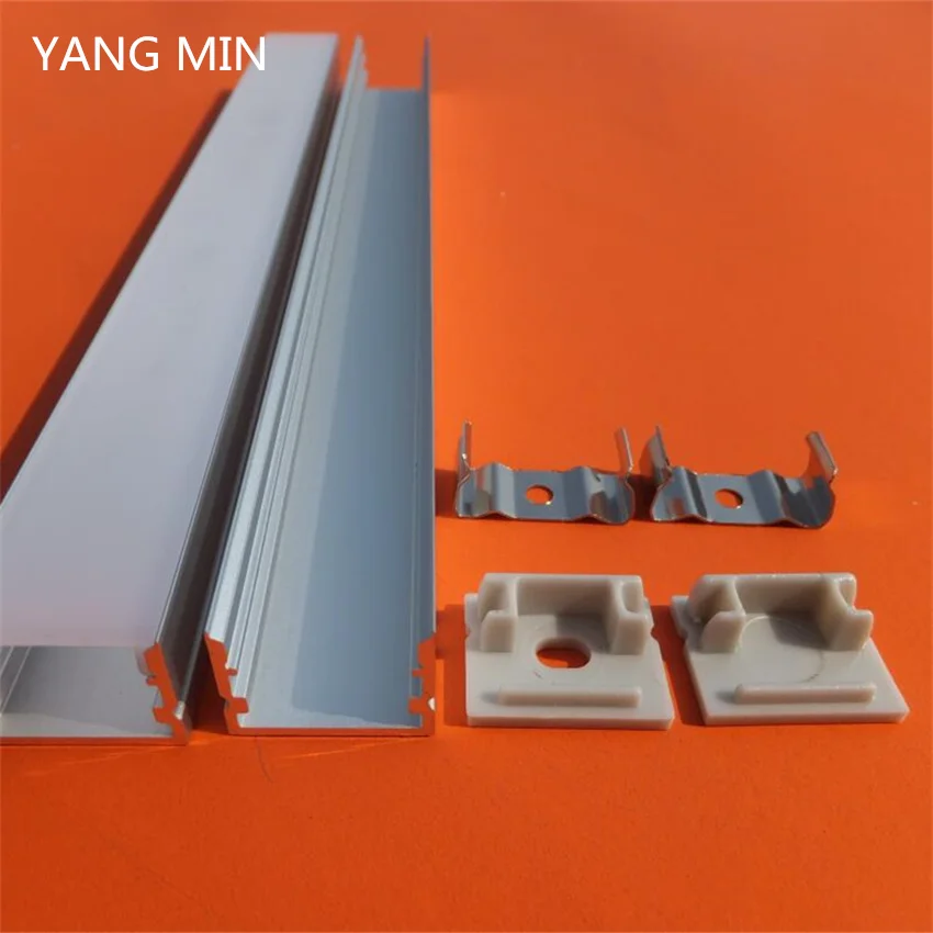 YANGMIN Free Shipping  2M/PCS Factory Price Aluminum Led Lighting Profiles for Recessed Ceiling Light Channel