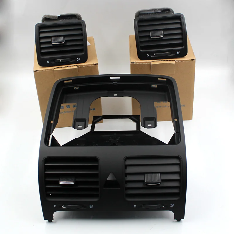 Автомобильный Кондиционер для приборной панели вытяжной вентиляции выпускные отверстия крышки 1KD 819 704 1K0 819 710 для VW Rabbit Jetta MK5 Golf 5