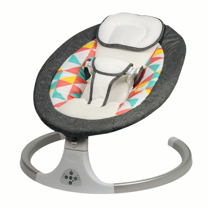

Baby Rocking Chair Newborn Baby Sleeping Swing Bouncer Rocking Soothing Electric Cradle Bluetooth Rocker Chair with Seat Cushion