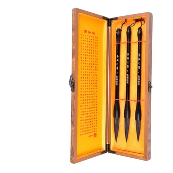 

3pcs/set Mouse Whisker Chinese Calligraphy Brushes Pen Painting Pens Official Script & Cursive Script Practice Brush Pen