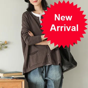 

-neck P Vintage Ckets Single Breasted Knitted S Lid W Sweaters Autumn New Ng Sleeve W Sweaters
