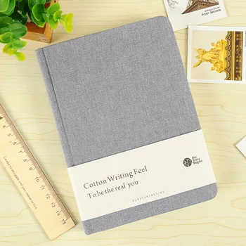 

A5 Pure Cotton Notebook Paper Planner Agenda School Diary Note Book Calender Travelers Business Simple Blank Notebook