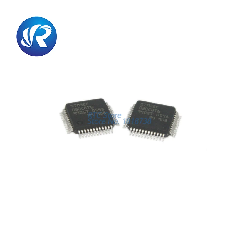 (10 шт.) 100% новый набор микросхем STM32F030C8T6 STM32F 030C8T6 QFP 48|Интегральные схемы| |
