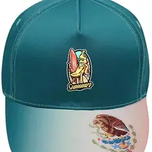 Летняя бейсбольная кепка с изображением банана и мексиканского флага, бейсболка для взрослых на открытом воздухе с регулируемой застёжкой зеленого цвета