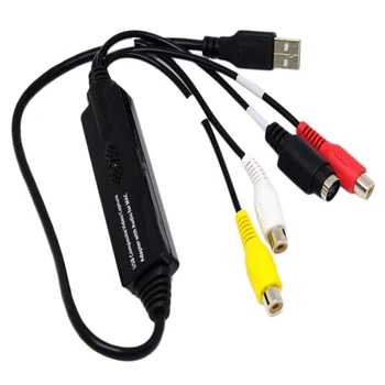 

USB Video Audio Capture Grabber Recorder Adapter Card DC60+ for Vista64/Win7/8/10/Mac OS