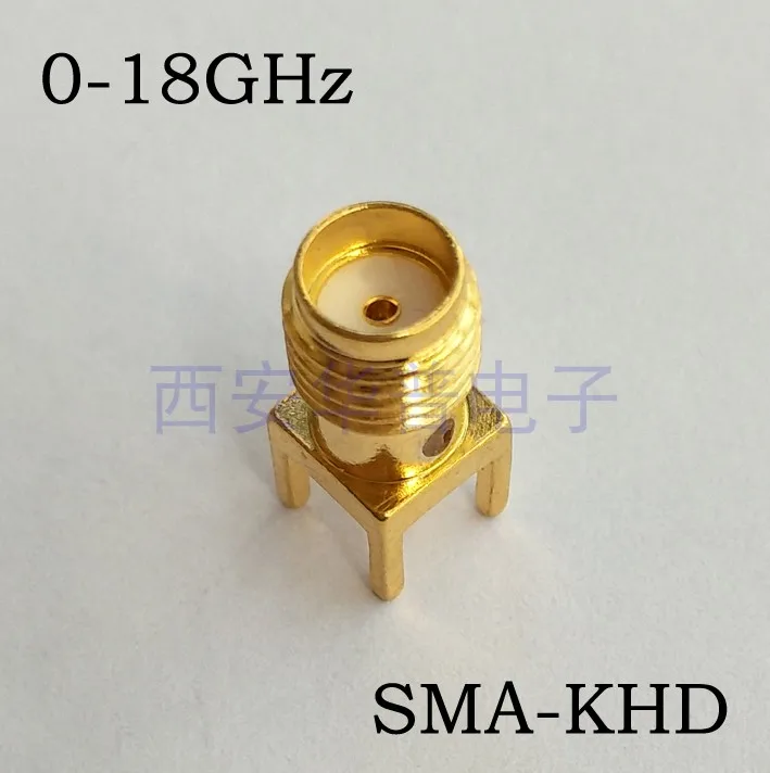 SMA-KHD РЧ-соединитель pcb печатных гнездо на плату SMA-KE RF разъем высокочастотный держатель антенны