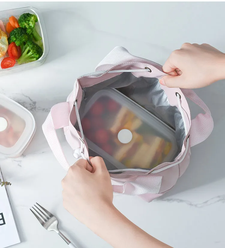 Портативная изолированная сумка для обеда, детская школьная сумка для еды, женская сумка для пикника, хранения закусок, аксессуары, принадлежности