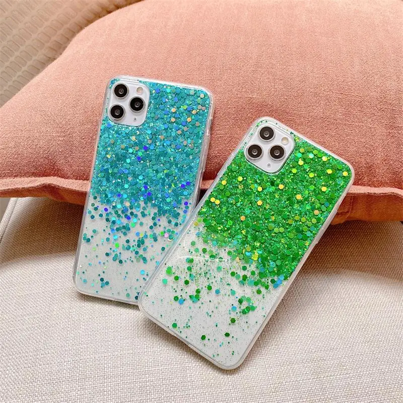 Прозрачный чехол для телефона Meteor Bling с блестками Xiaomi 6 6X 8 SE Lite 9 CC9 10 Pro Redmi K20 K30