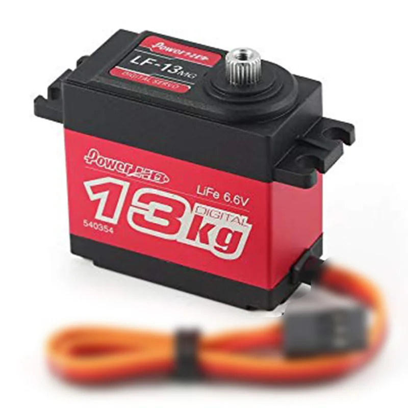 

Power HD LF-13MG Standard Digital High Speed Torque 13KG Car Servo Metal Gear for 1:10 1:8 RC Steering Cars
