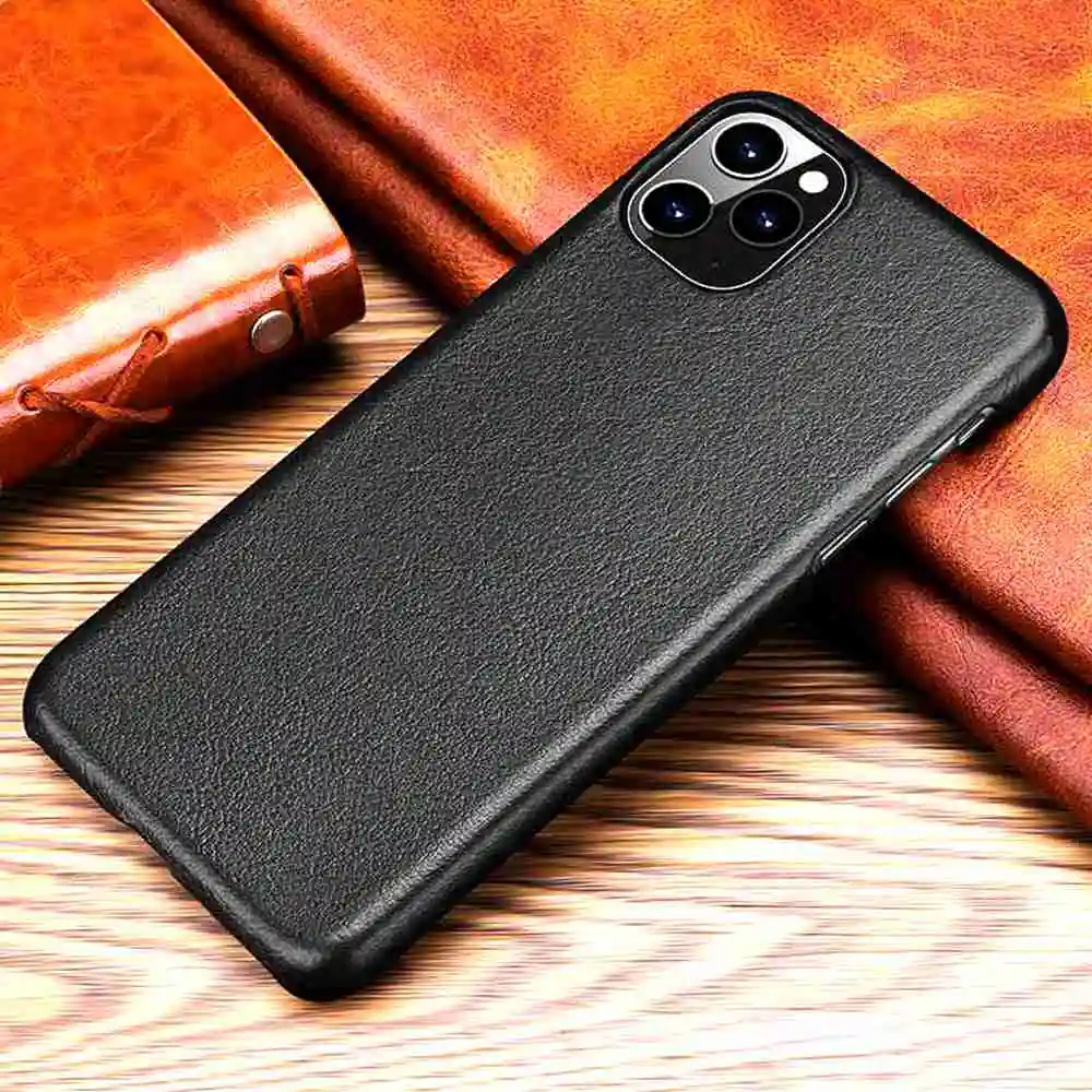 

Genuine Leather Case For Iphone XS Max Case Cover Luxury Smooth Protection Coque For Iphone X XS XR Case Fundas Housing