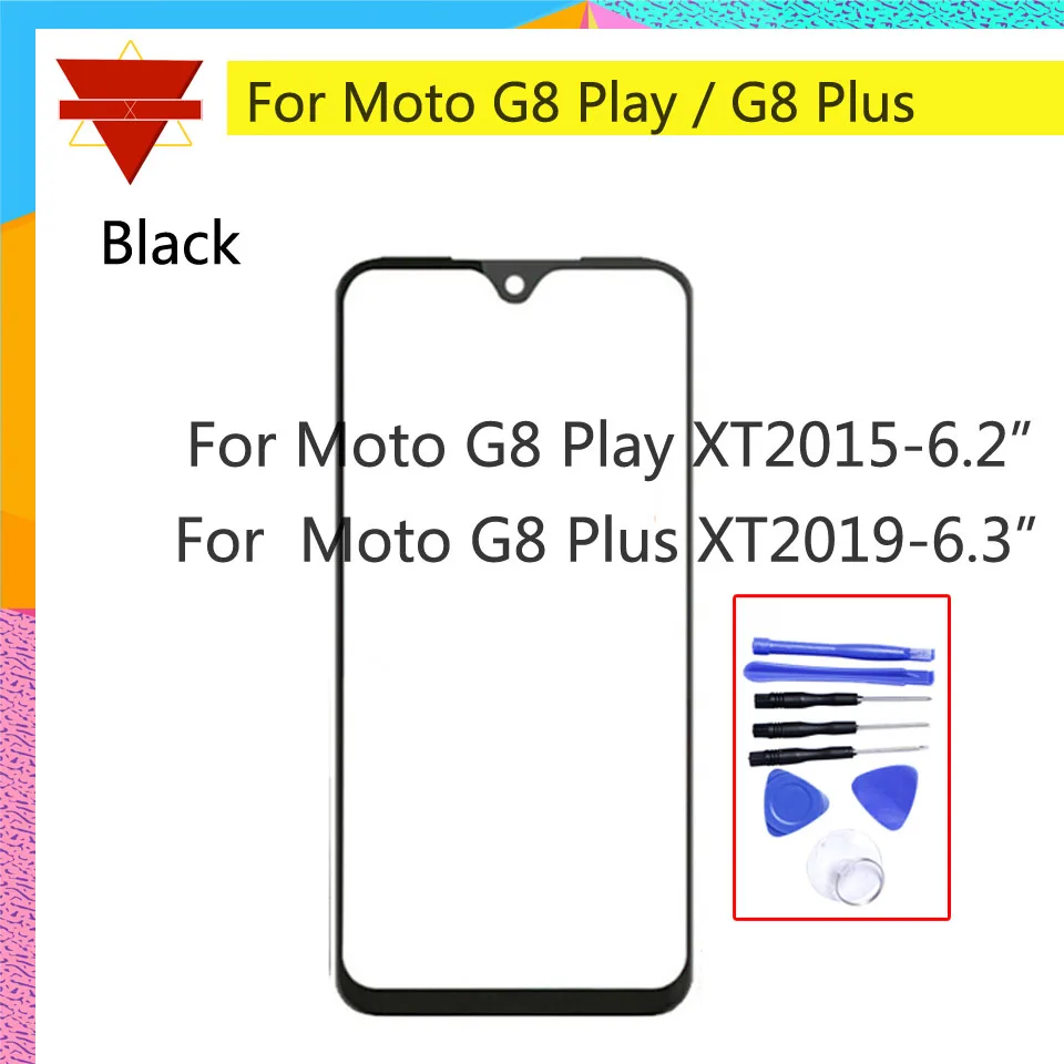 Фронтальный стеклянный объектив для MotorolaMoto G8 Play XT2015 / Plus XT2019 фронтальный внешний
