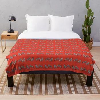 

Pattern of The Royal Tenenbaums Blanket Wool Flannel Plush Blanket Bedspread For office Sherpa Blanket Couch Quilt Cover Travel
