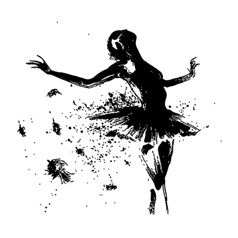 

Dancer Silicone Transparent Stamp Background Clear Stamps DIY Scrapbooking Card Making
