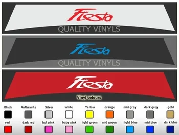 

For FORD FIESTA CAR WINDSCREEN SUNSTRIP LOGO GRAPHIC DECAL STICKERS SU9