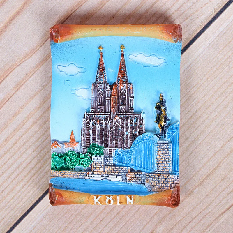112 Köln Cologne Dom 3D Poly Fridge Magnet Souvenir Germany 