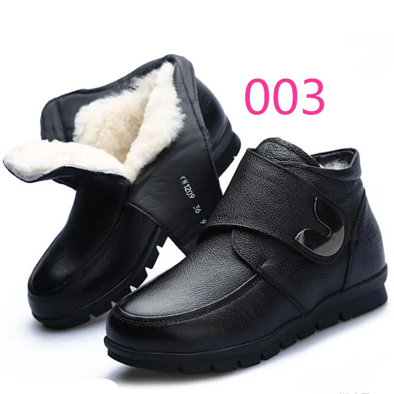 Tanie Zxryxgs buty damskie buty zimowe buty 2019 nowe modne buty ciepła wełna zimowe buty śniegowe buty z prawdziwej skóry kobieta buty