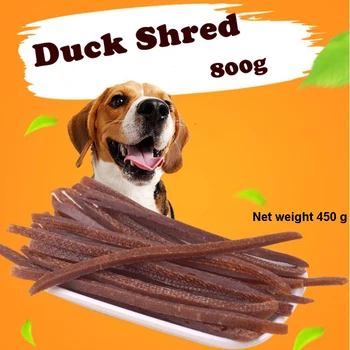 

800g Duck Shreds Dog Cat Snacks Duck Meat Pet Food Keep Healthy Delicious Meat Snacks Molar Bar Clean Teeth Duck Strip for Pet