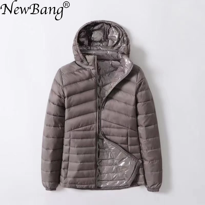 NewBang Brand  Women's Down Coat Hat Detachable