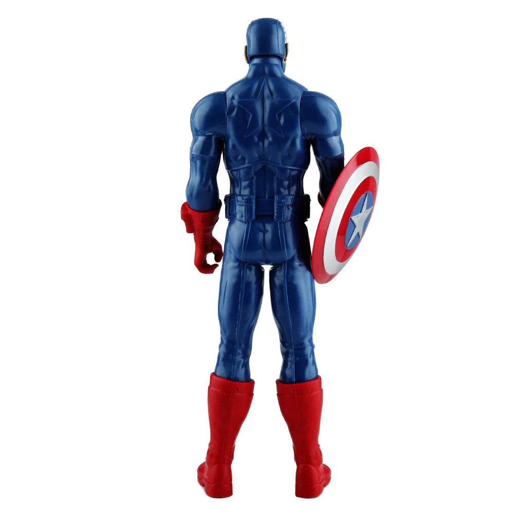 Gift Box Packing Marvel Toys 30cm Super Hero Thor Spiderman Captain America Hulk Black Panther Action Figure Toys