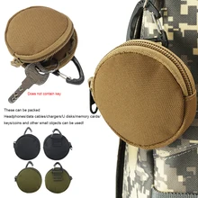 

Tactical EDC Wallet Pouch 1000D Portable Key Coin Purse With Hook Earphone Holder Bag Mini Waist Bag Outdoor Hunting Pack