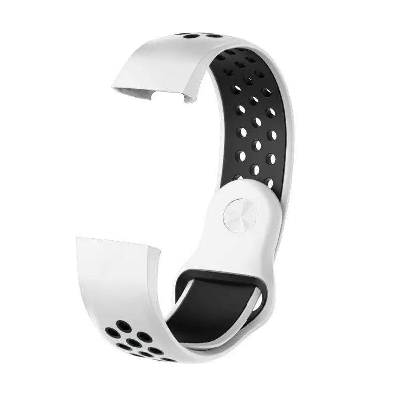 8 Двухцветные силиконовые часы ремешок для Fitbit Charge 3 Сменный ремень браслет Смарт-часы аксессуары - Цвет: 8