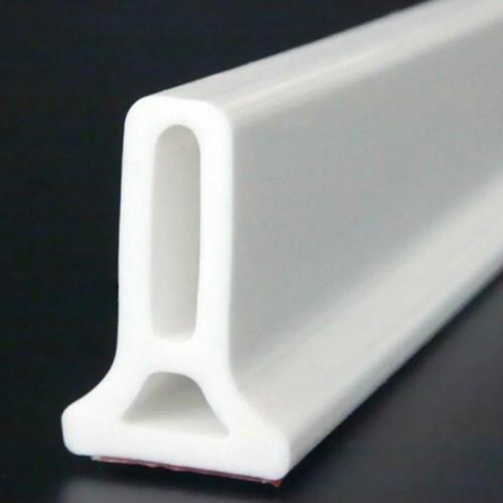 

Kitchen Home Water Stopper Blocker Bathroom Supplies Practical Wet Separation Collapsible Rubber Threshold Dam Shower Barrier