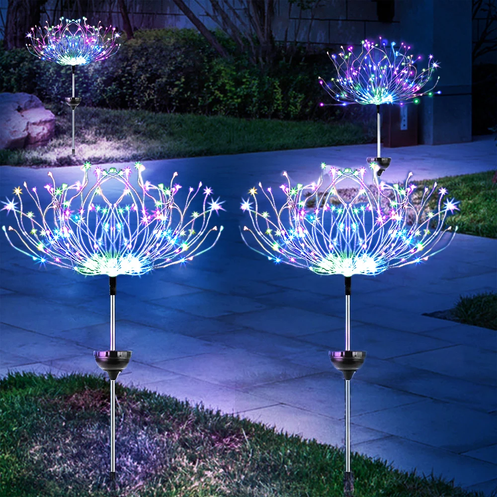 Copper Wire Solar Lights Garden