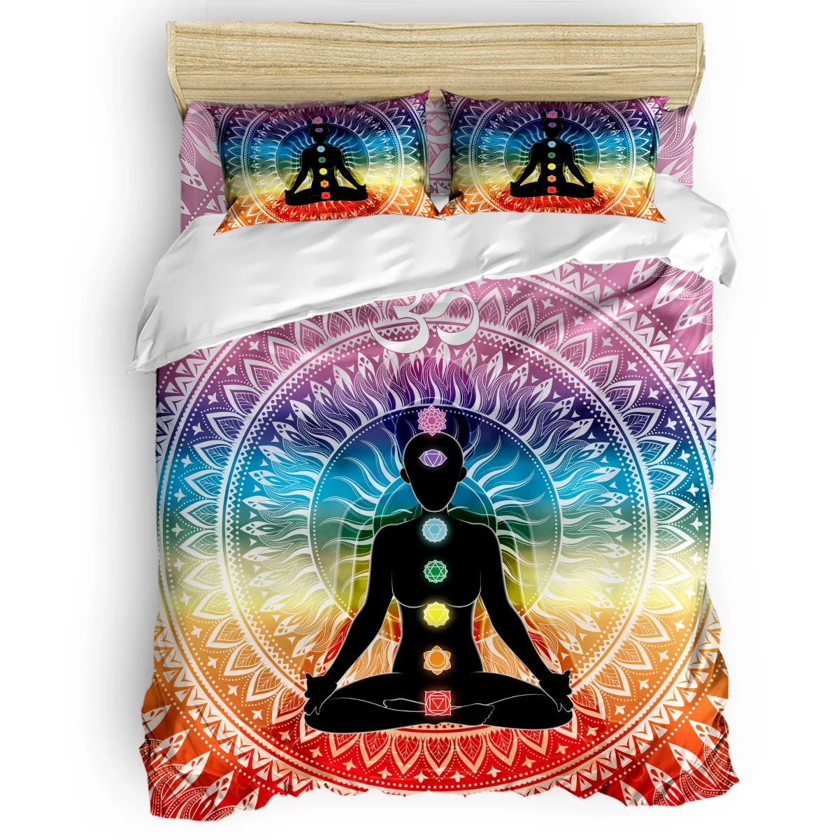 

Mandala Datura Buddhism Printing Custom Bedding Set 3D Digital Printing Christmas Bedding Set US KING QUEEN