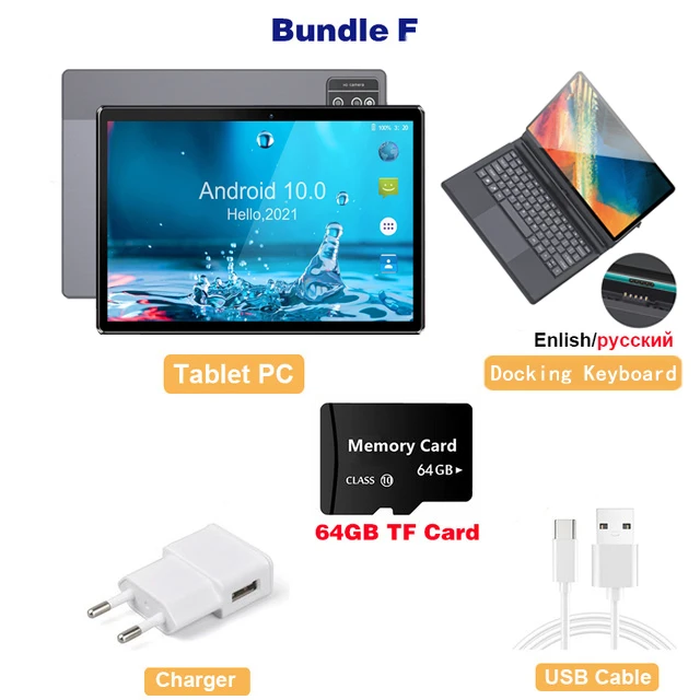 2 In 1 Tablet Pc Laptop Maxpad 10.1 inch 1920X1200 IPS Octa Core Processor Android 10 Type-C 9 Hours Battery Life 5+13MP Cameras newest android tablet Tablets