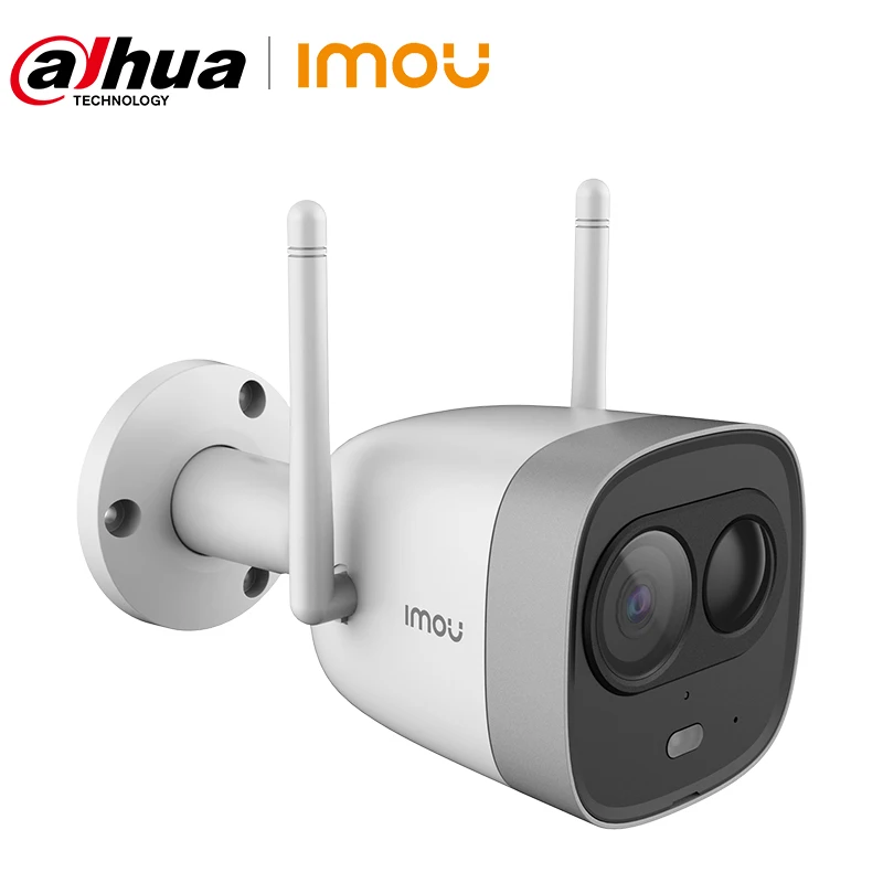  Dahua Imou New Bullet WiFi Camera Dual Antenna Waterproof Built-in MIC Speaker Active Deterrence PI