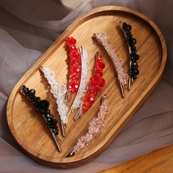 

Sparkling Crystal Hair pins Blush/Black/White/ Red New Arrival Wedding Accessories Barrettes Bridal Boddy Pins