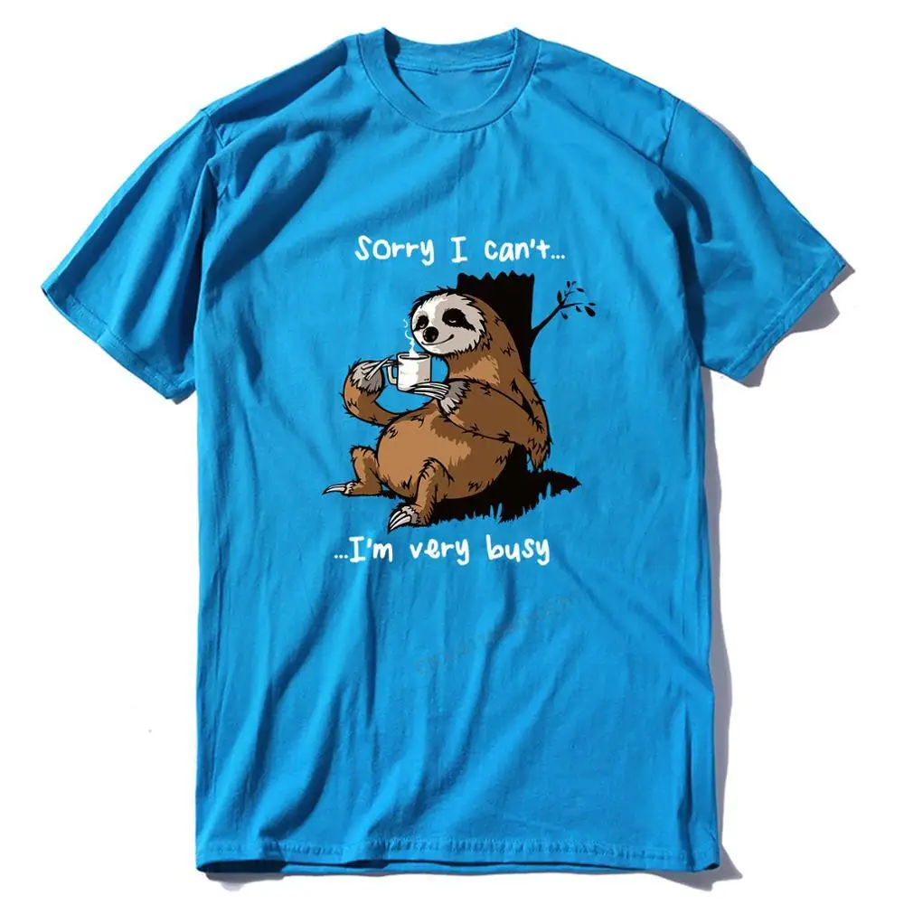 "Lazy Is A Very Strong Word" Sloth Graphic T-Shirt - Unisex Tee For Men & Women